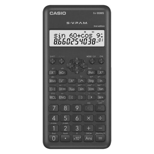 Calculadora Científica Casio Fx-95ms 2.ª Edición, Color Negro