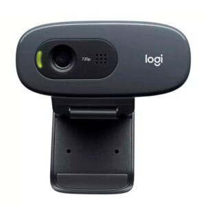 Cámara Web Logitech C270 Hd Con Micrófono Incorporado De 30 Fps 960-000694, Color Negro