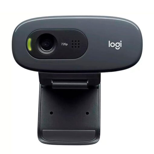 Cámara Web Logitech C270 Hd Con Micrófono Incorporado De 30 Fps 960-000694, Color Negro