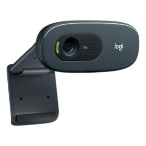 Cámara Web Logitech C270 Hd Con Micrófono Incorporado De 30 Fps 960-000694, Color Negro - Imagen 2
