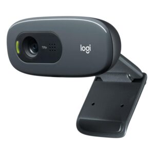 Cámara Web Logitech C270 Hd Con Micrófono Incorporado De 30 Fps 960-000694, Color Negro - Imagen 3
