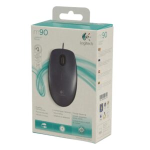 Mouse Con Cable Logitech M90 De 1000 Dpi, Color Negro 910-004053 - Imagen 4