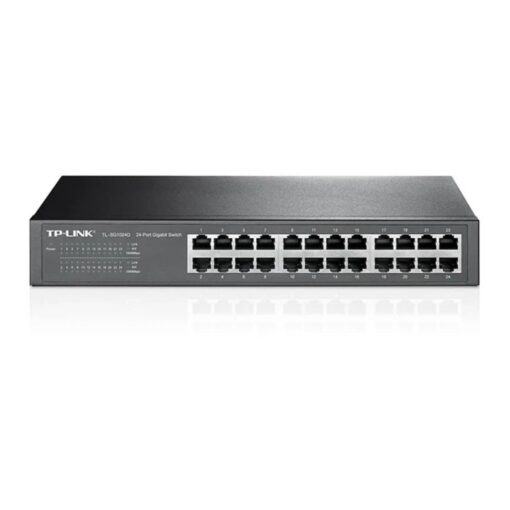 Tp-link Tl-sg1024d - Switch Gigabit De 24 Puertos Y 100 Mbps, Color Gris