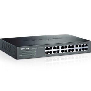 Tp-link Tl-sg1024d - Switch Gigabit De 24 Puertos Y 100 Mbps, Color Gris - Imagen 2