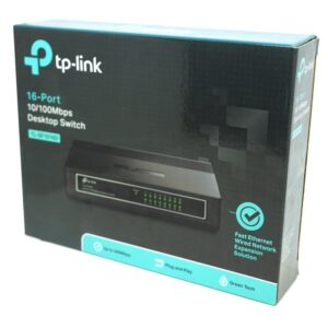 Tp-link Tl-sf1016d - Switch Gigabit De 16 Puertos Y 1000 Mbps, Color Negro - Imagen 5