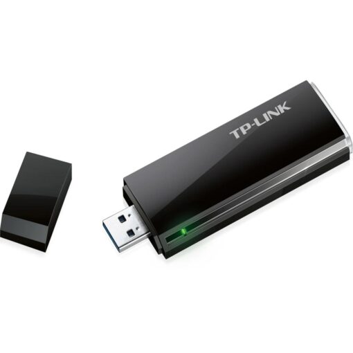 Adaptador Usb Inalámbrico Wifi De Doble Banda Ac1300 Tp-link Archer T4u - Negro