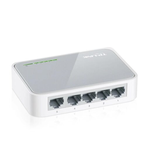 Tplink Tl-sf1005d - Switch Gigabit De 5 Puertos Y 100 Mbps, Color Blanco