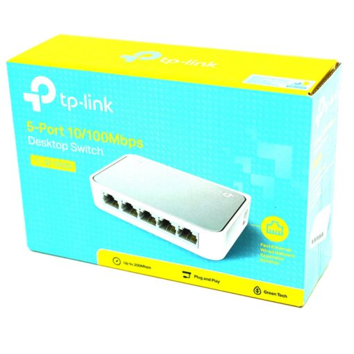 Alternative view of Tplink Tl-sf1005d - Switch Gigabit De 5 Puertos Y 100 Mbps, Color Blanco