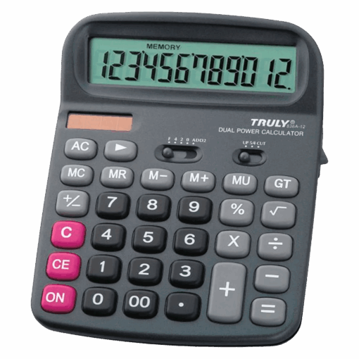 Calculadora Mediana De 12 Dígitos Truly 836a
