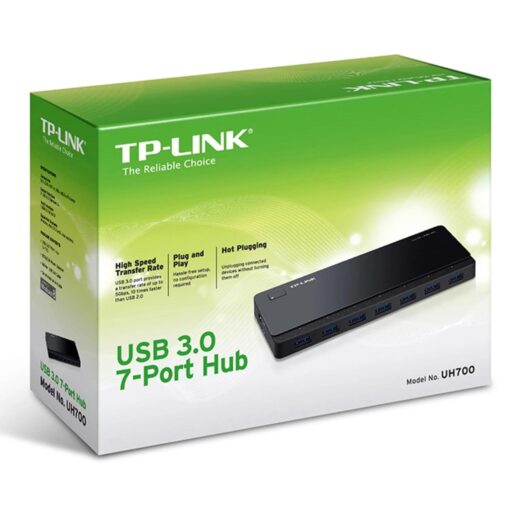 Alternative view of Concentrador Usb 3.0 De 7 Puertos Tp-link Uh700, Color Negro