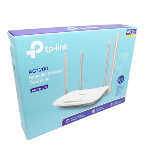 Alternative view of Router Wifi Tplink Archer C50 (w) De Banda Dual Ac1200 De 5 Ghz Y 867 Mbps, Color Blanco
