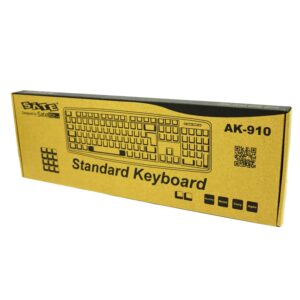 Teclado Con Cable Satellite Ak-910, Color Negro - Imagen 2