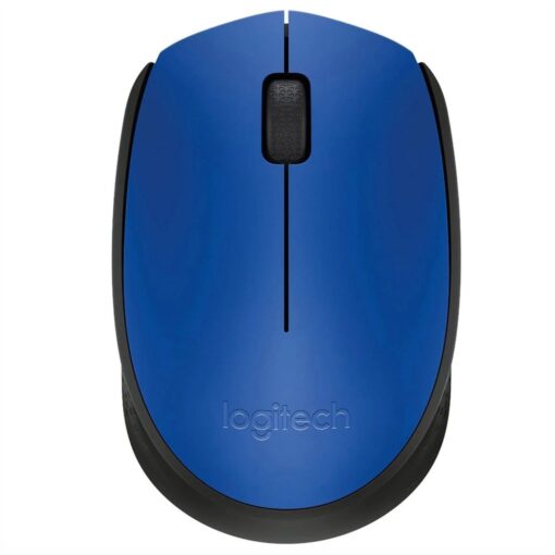 Mouse Inalámbrico Logitech M-170 De 1000 Dpi, Color Azul