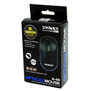 Mouse Óptico Satélite A-40 Usb 1200 Dpi - Negro - Imagen 4