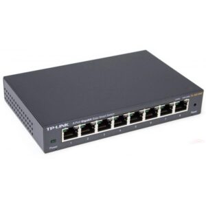 Conmutador Gigabit De 8 Puertos Y 1000 Mbps Tp-link Tl-sg108e, Color Gris - Imagen 2