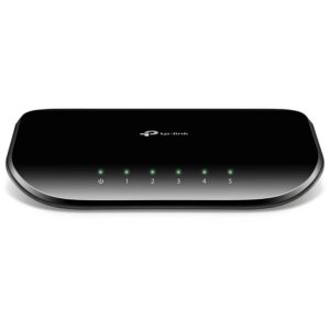 Switch De 5 Puertos Y 100 Mbps Tp-link Tl-sg1005d, Color Blanco