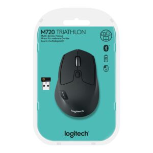 Mouse Inalámbrico Logitech M720 Triathlon De 1000 Dpi, Color Negro 910-004790 - Imagen 6