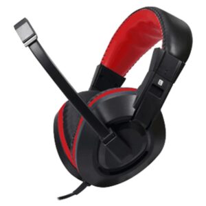Auriculares Con Cable Para Juegos Satellite Ae-263 - Negro Y Rojo - Imagen 4