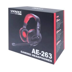 Auriculares Con Cable Para Juegos Satellite Ae-263 - Negro Y Rojo - Imagen 6