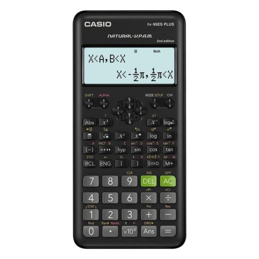Calculadora Científica Casio Fx-95es Plus De 12 Dígitos, Color Negro