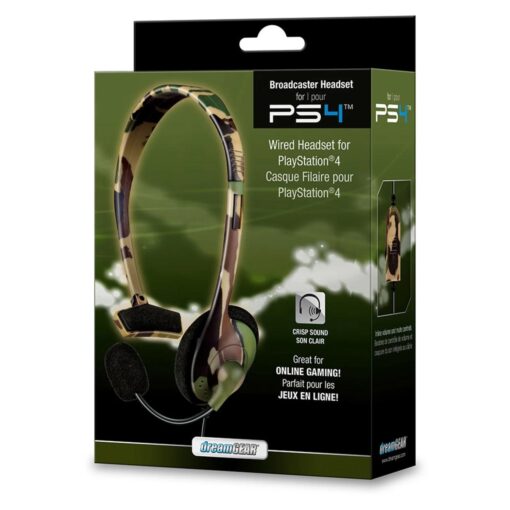 Alternative view of Auriculares Para Juegos Dreamgear Broadcaster/ps4: Camuflaje (dgps4-6420)