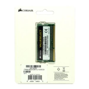 Memoria Ram Para Notebook Corsair Valueselect Drr3l De 8 Gb Y 1333 Mhz Para Notebook: Cmso8gx3m1c1333c9 - Imagen 3