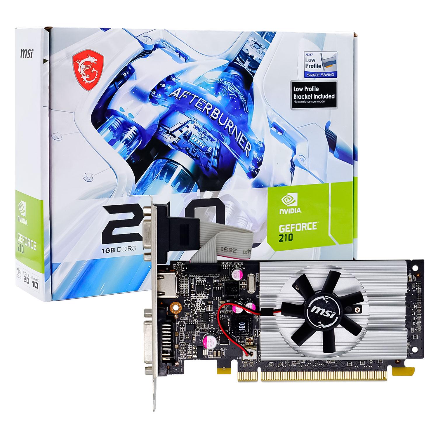 Vga Gt-210 1gb Ddr3 64bit Msi N210-md1g/d3 912-v809