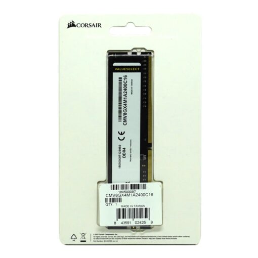 Corsair Value Select Memoria Ram Ddr4 8 Gb A 2400 Mhz: Cmv8gx4m1a2400c16