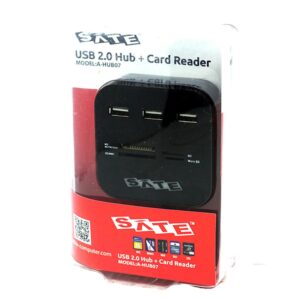 Hub Usb Por Satélite + Lector De Memoria A-hub07 - Imagen 4