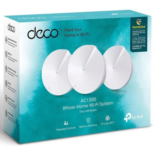 Alternative view of Sistema Wifi Ac1300 De 3 Unidades Para Toda La Casa Tp-link Deco M5 - Blanco