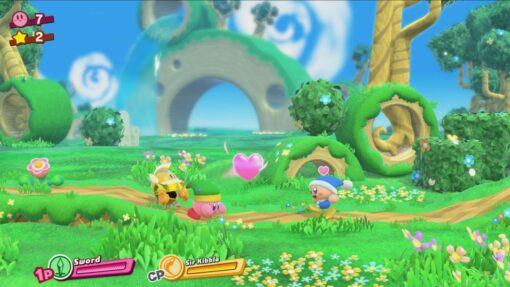 Alternative view of Kirby Star Allies Para Nintendo Switch