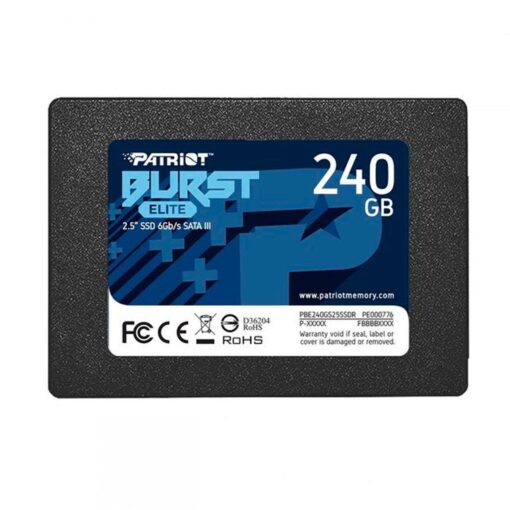Unidad De Estado Sólido Patriot Burst Elite Sata 3 De 240 Gb Y 2,5" - Pbe240gs25ssdr