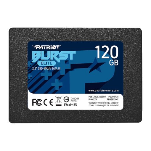 Unidad De Estado Sólido Patriot Burst Elite Sata 3 De 2,5" Y 120 Gb: Pbe120gs25ssdr