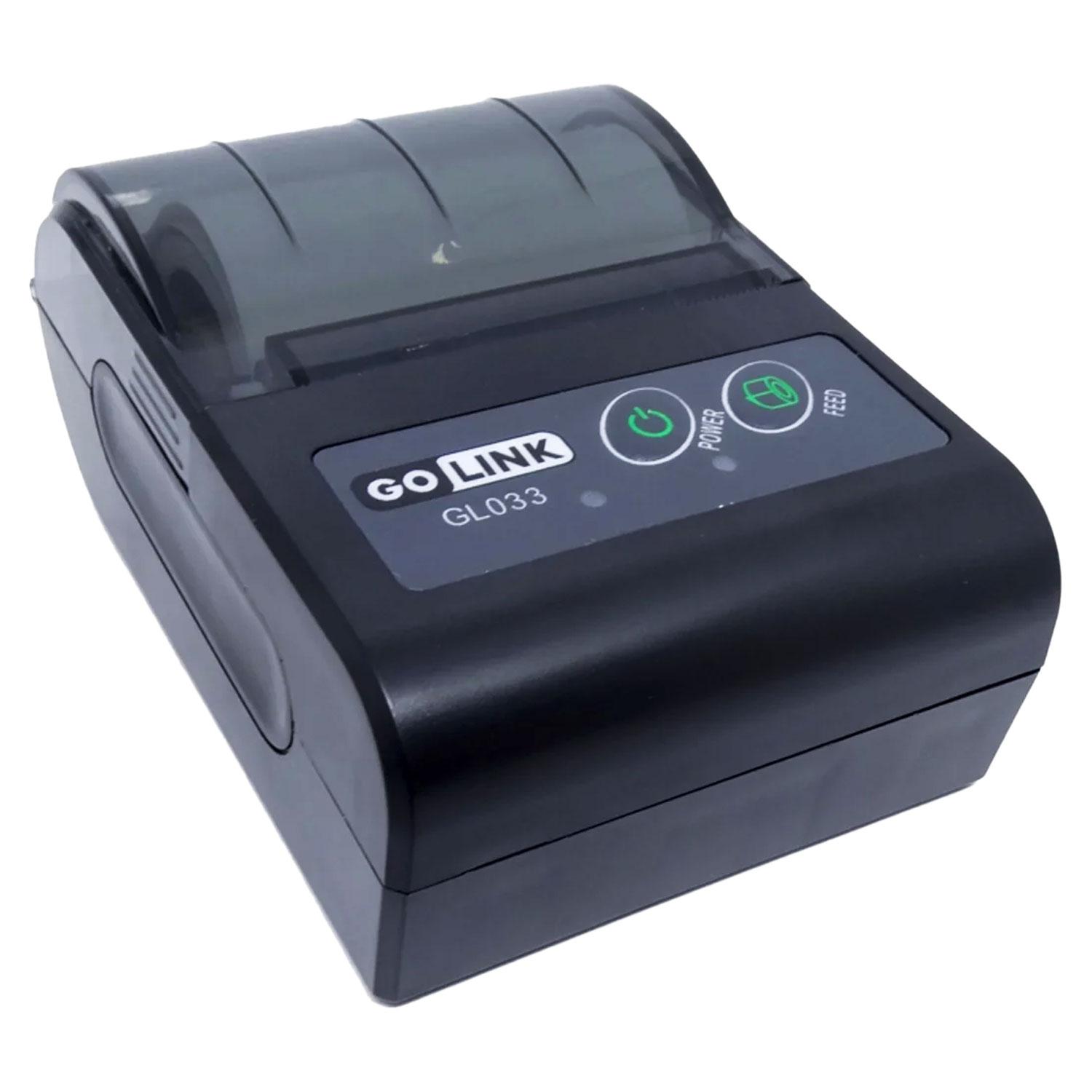 Golink Mini Impresora Térmica Gl-033 58mm - Negro