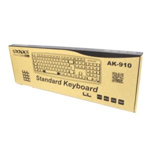 Teclado Con Cable Satellite Ak-910, Color Negro - Imagen 4