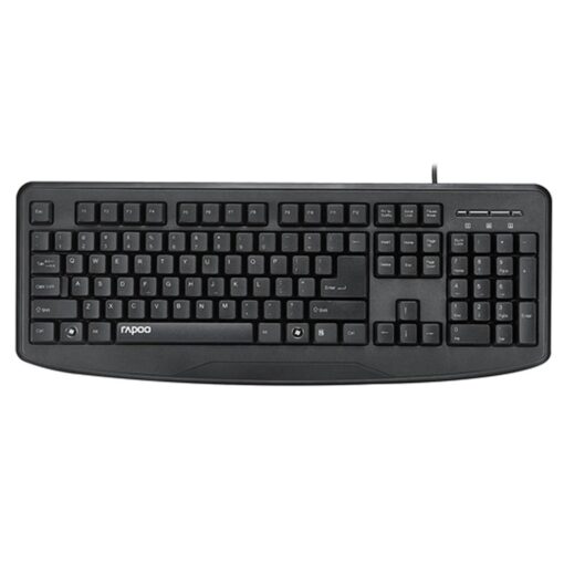 Teclado Con Cable Rapoo Nk2500 - Negro