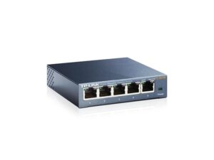 Conmutador Concentrador Gigabit De 5 Puertos Y 1000 Mbps Tp-link Tl-sg105, Color Gris - Imagen 2