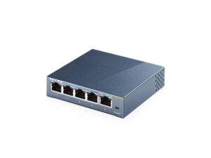 Conmutador Concentrador Gigabit De 5 Puertos Y 1000 Mbps Tp-link Tl-sg105, Color Gris - Imagen 3