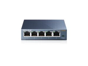 Conmutador Concentrador Gigabit De 5 Puertos Y 1000 Mbps Tp-link Tl-sg105, Color Gris - Imagen 4