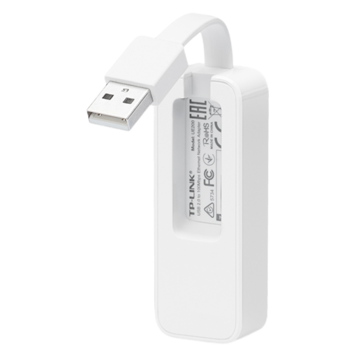 Alternative view of Adaptador De Red Usb 2.0 A Gigabit Ethernet Tp-link Ue200 - Blanco