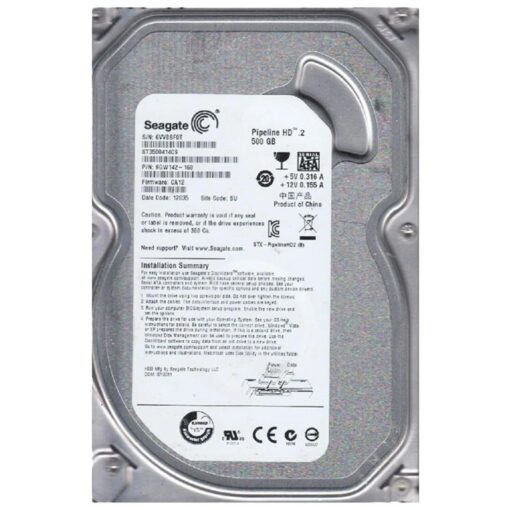 Disco Duro Seagate Pipeline De 500 Gb, Sata2 (st3500414cs)