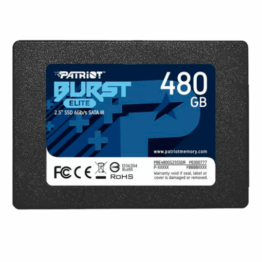 Unidad De Estado Sólido Patriot Burst Elite Sata 3 De 2,5" Y 480 Gb: Pbe480gs25ssdr