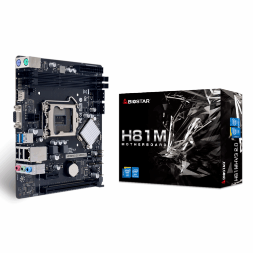 Placa Madre Biostar H81mhv3 3.0 Socket Lga 1150 Chipset Intel H81 2xddr3 Micro Atx