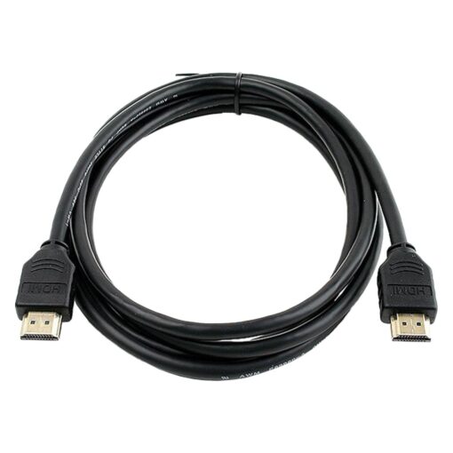 Cable Hdmi 3d Full Hd Quanta Qthdmi20 De 2 Metros, Color Negro