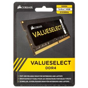 Memoria Ram Para Notebook Corsair Valueselect De 4 Gb Ddr4 A 2133 Mhz: Cmso4gx4m1a2133c15 - Imagen 3