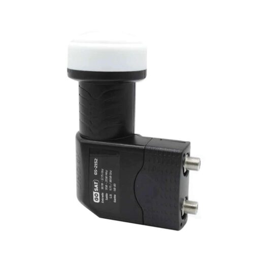 Lnb Gosat Gs-2152 / 0.6db / Con 2 Salidas - Negro