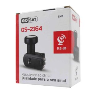 Lnb Gosat Gs-2164 B.ku / 0.6db / Con 4 Salidas - Negro - Imagen 4