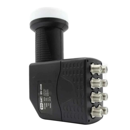 Lnb Gosat Gs-2118 Hd Banda Ku / 0.3db / Con 8 Salidas - Negro