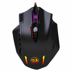 Mouse Para Juegos Usb Redragon Impact M908 Rgb 12400dpi - Negro