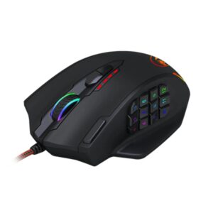 Mouse Para Juegos Usb Redragon Impact M908 Rgb 12400dpi - Negro - Imagen 3